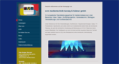 Desktop Screenshot of evm-medientechnik.de